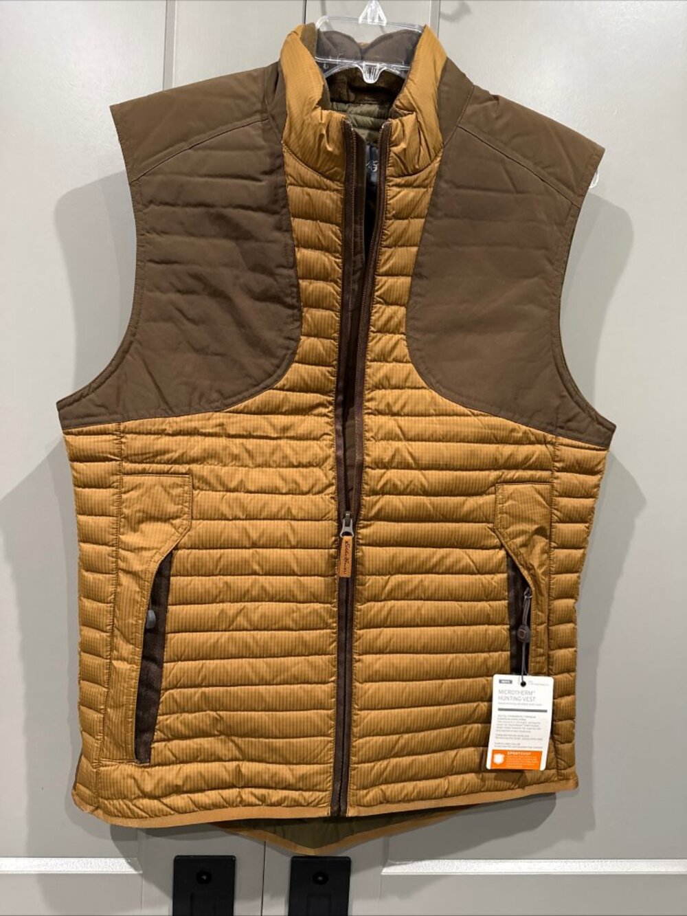 Eddie Bauer MicroTherm 700 Fill Storm Repel Premium European Down Hunting Vest